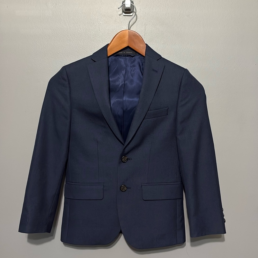 Lauren Ralph Lauren Boy’s Navy Blazer 8R 2 Button Front LIKE NEW!!
